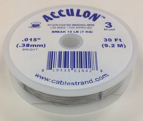 3 Strand Acculon Beading Wire